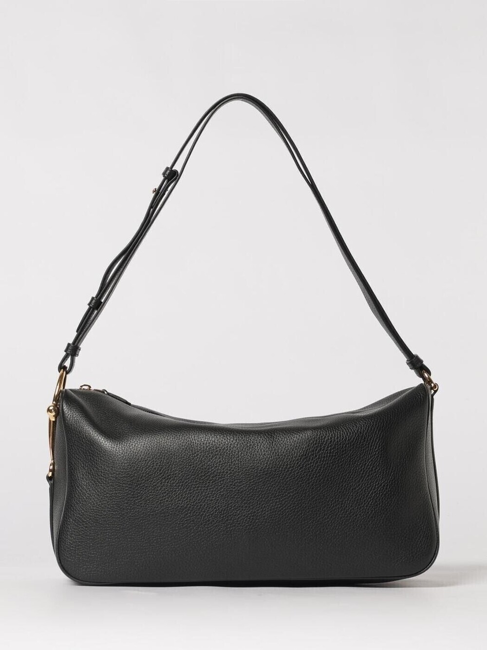 Gucci Hobo Leather Shoulder Bag Black